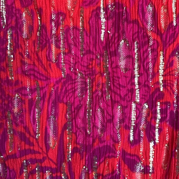 Lilly Pulitzer womens blouse summer fall size 14 runs small preppy floral event - Picture 8 of 12